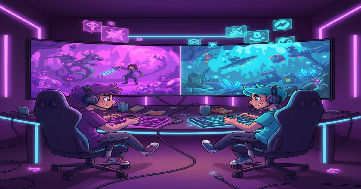 Best 2 Player Games to Play with Friends on One Keyboard