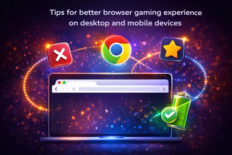What makes a great free browser game in 2026 — quality checklist infographic